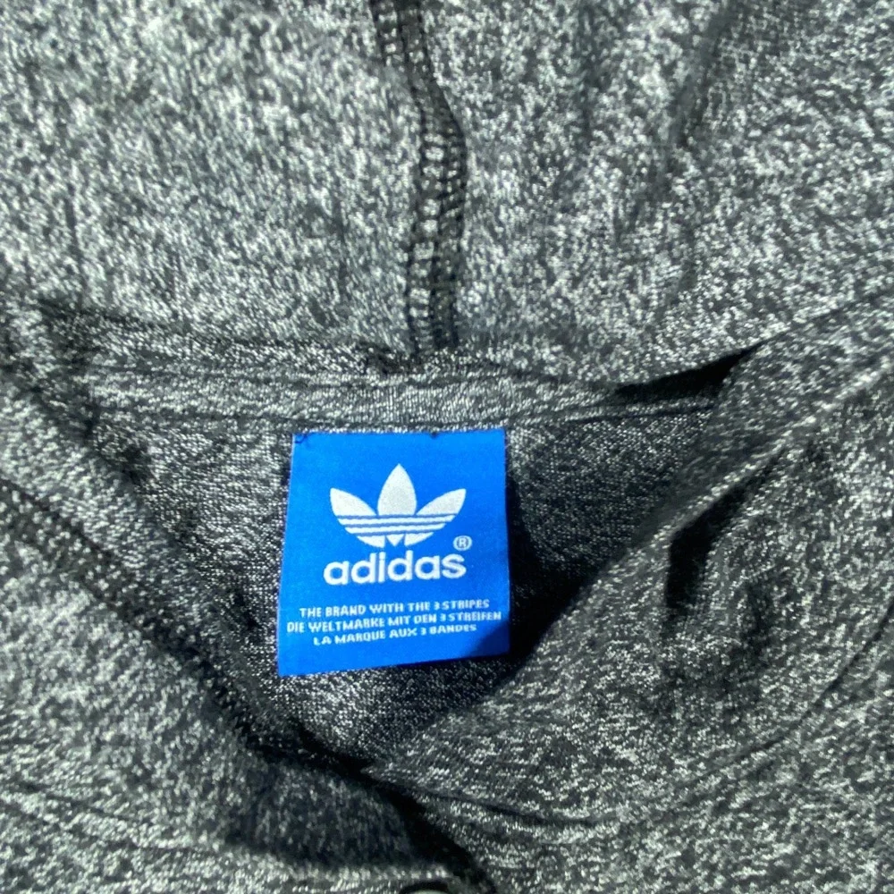 Louisville Cardinals Hoodie Sweatshirt Mens Large Adidas 3 Stripes Heather Black